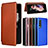 Coque Portefeuille Livre Cuir Etui Clapet L06Z pour Samsung Galaxy Z Fold3 5G Petit