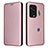 Coque Portefeuille Livre Cuir Etui Clapet L06Z pour Xiaomi Black Shark 5 Pro 5G Or Rose