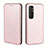 Coque Portefeuille Livre Cuir Etui Clapet L06Z pour Xiaomi Mi Note 10 Lite Or Rose