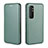 Coque Portefeuille Livre Cuir Etui Clapet L06Z pour Xiaomi Mi Note 10 Lite Vert