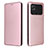 Coque Portefeuille Livre Cuir Etui Clapet L06Z pour Xiaomi Poco C40 Or Rose