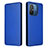 Coque Portefeuille Livre Cuir Etui Clapet L06Z pour Xiaomi Poco C55 Bleu