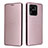 Coque Portefeuille Livre Cuir Etui Clapet L06Z pour Xiaomi Redmi 10 Power Or Rose