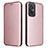 Coque Portefeuille Livre Cuir Etui Clapet L06Z pour Xiaomi Redmi 11 Prime 4G Or Rose