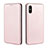 Coque Portefeuille Livre Cuir Etui Clapet L06Z pour Xiaomi Redmi 9i Or Rose