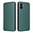 Coque Portefeuille Livre Cuir Etui Clapet L06Z pour Xiaomi Redmi A1 Vert