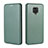 Coque Portefeuille Livre Cuir Etui Clapet L06Z pour Xiaomi Redmi Note 9 Pro Vert