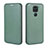 Coque Portefeuille Livre Cuir Etui Clapet L06Z pour Xiaomi Redmi Note 9 Vert