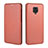 Coque Portefeuille Livre Cuir Etui Clapet L06Z pour Xiaomi Redmi Note 9S Marron