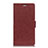 Coque Portefeuille Livre Cuir Etui Clapet L07 pour Alcatel 1X (2019) Vin Rouge