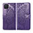 Coque Portefeuille Livre Cuir Etui Clapet L07 pour Oppo F17 Pro Violet