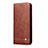 Coque Portefeuille Livre Cuir Etui Clapet L07 pour Realme 6 Pro Marron