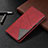 Coque Portefeuille Livre Cuir Etui Clapet L07 pour Samsung Galaxy M31 Rouge