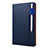 Coque Portefeuille Livre Cuir Etui Clapet L07 pour Samsung Galaxy Tab S6 10.5 SM-T860 Bleu