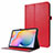 Coque Portefeuille Livre Cuir Etui Clapet L07 pour Samsung Galaxy Tab S7 11 Wi-Fi SM-T870 Rouge