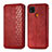 Coque Portefeuille Livre Cuir Etui Clapet L07 pour Xiaomi POCO C3 Rouge