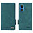 Coque Portefeuille Livre Cuir Etui Clapet L07Z pour Huawei Honor X7 Vert