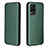 Coque Portefeuille Livre Cuir Etui Clapet L07Z pour Realme 8 5G Vert