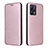 Coque Portefeuille Livre Cuir Etui Clapet L07Z pour Realme 9 5G Or Rose