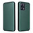 Coque Portefeuille Livre Cuir Etui Clapet L07Z pour Realme 9 5G Vert