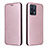 Coque Portefeuille Livre Cuir Etui Clapet L07Z pour Realme 9 Pro+ Plus 5G Or Rose