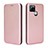 Coque Portefeuille Livre Cuir Etui Clapet L07Z pour Realme Q2i 5G Or Rose