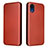 Coque Portefeuille Livre Cuir Etui Clapet L07Z pour Samsung Galaxy A03 Core Rouge