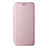 Coque Portefeuille Livre Cuir Etui Clapet L07Z pour Samsung Galaxy A03 Or Rose