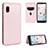 Coque Portefeuille Livre Cuir Etui Clapet L07Z pour Samsung Galaxy A20 SC-02M SCV46 Or Rose