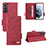 Coque Portefeuille Livre Cuir Etui Clapet L07Z pour Samsung Galaxy S22 Plus 5G Petit