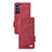 Coque Portefeuille Livre Cuir Etui Clapet L07Z pour Samsung Galaxy S24 Plus 5G Rouge