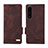 Coque Portefeuille Livre Cuir Etui Clapet L07Z pour Sony Xperia 1 III Marron