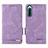 Coque Portefeuille Livre Cuir Etui Clapet L07Z pour Sony Xperia 10 V Violet