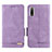 Coque Portefeuille Livre Cuir Etui Clapet L07Z pour Sony Xperia Ace III SO-53C Violet