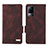 Coque Portefeuille Livre Cuir Etui Clapet L07Z pour Vivo V21e 4G Marron