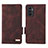 Coque Portefeuille Livre Cuir Etui Clapet L07Z pour Vivo V23e Marron