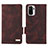 Coque Portefeuille Livre Cuir Etui Clapet L07Z pour Xiaomi Poco M5S Marron