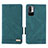 Coque Portefeuille Livre Cuir Etui Clapet L07Z pour Xiaomi Redmi Note 10T 5G Vert