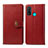 Coque Portefeuille Livre Cuir Etui Clapet L08 pour Huawei Nova Lite 3 Plus Rouge