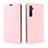 Coque Portefeuille Livre Cuir Etui Clapet L08 pour Oppo K5 Rose