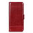 Coque Portefeuille Livre Cuir Etui Clapet L08 pour Xiaomi Mi 10 Lite Rouge