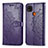 Coque Portefeuille Livre Cuir Etui Clapet L08 pour Xiaomi Redmi 9C Violet