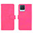 Coque Portefeuille Livre Cuir Etui Clapet L08Z pour Realme 8 4G Rose Rouge