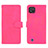 Coque Portefeuille Livre Cuir Etui Clapet L08Z pour Realme C20 Rose Rouge