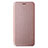 Coque Portefeuille Livre Cuir Etui Clapet L08Z pour Samsung Galaxy A12 5G Or Rose