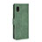 Coque Portefeuille Livre Cuir Etui Clapet L08Z pour Samsung Galaxy A21 SC-42A Vert