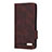 Coque Portefeuille Livre Cuir Etui Clapet L08Z pour Samsung Galaxy S21 Plus 5G Marron