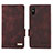 Coque Portefeuille Livre Cuir Etui Clapet L08Z pour Xiaomi Redmi 9AT Marron