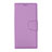 Coque Portefeuille Livre Cuir Etui Clapet L09 pour Huawei P20 Pro Violet