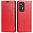 Coque Portefeuille Livre Cuir Etui Clapet L09 pour Xiaomi Mi 12 5G Rouge